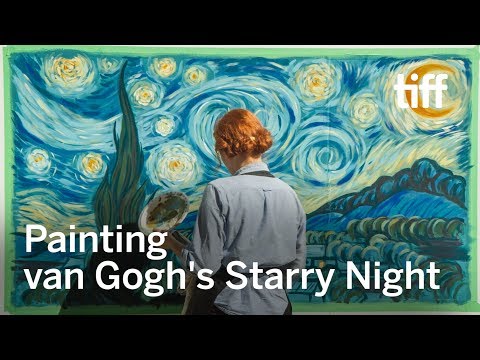 Time-lapse of van Gogh's Starry Night