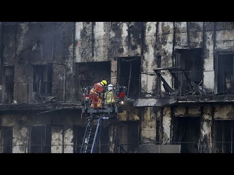 Mindestens vier Tote bei  Hochhausbrand in Spanien