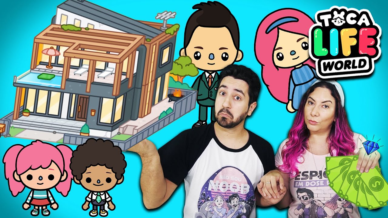 TOUR PELA NOVA MANSÃO MODERNA do Toca Life