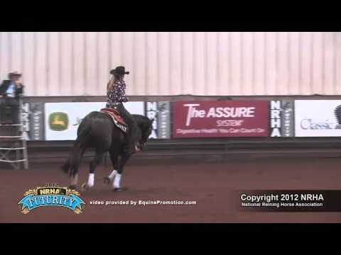 Chromer Simpson ridden by Debi Murnan - 2012 NRHA Futurity