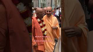 HH Bhakti Charu Maharaj & HH Radhanath Maharaj Together #memories #radhanathswami #bhakticharuswami
