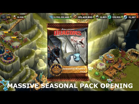 Dreadfall MASSIVE Seasonal Pack Openings | Rise of Berk Gameplay