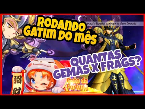 Gato da Fortuna + Invocações Hypnos - Saint Seiya Awakening