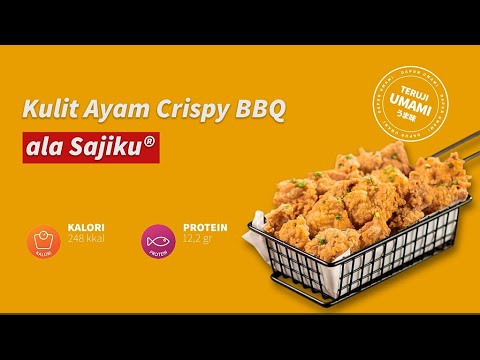 Kulit Ayam Crispy BBQ ala Sajiku®