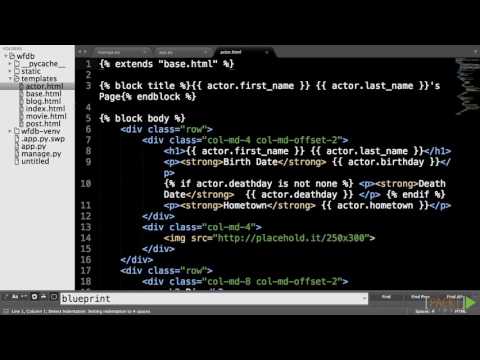 Mastering Flask Creating Flask Blueprints | packtpub com