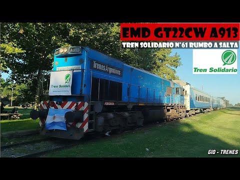 🚂🚨 Tren Solidario N°61 de Emergencia a Salta por Estación Aldao 😯