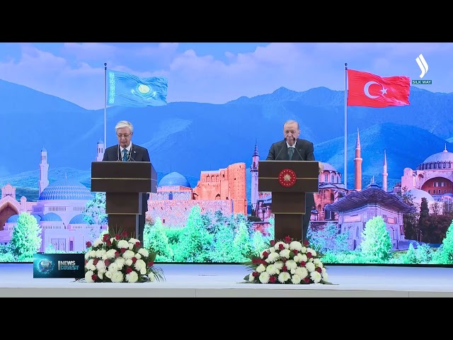 Казакстан президентине Түркиянын жогорку мамлекеттик сыйлыгы ыйгарылды