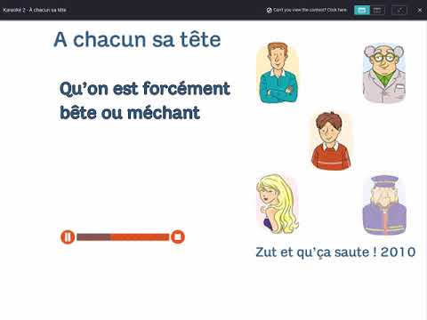À chacun sa tête groupe Zut karaoké