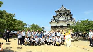 7月19日【びわ湖放送ニュース】彦根城世界遺産登録目指す 超党派の議員連盟が現地視察　国へ要望書も