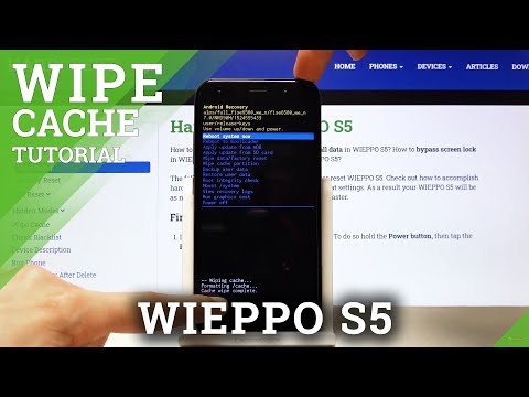 How to Wipe Cache in WIEPPO S5 – Remove Cache Partition