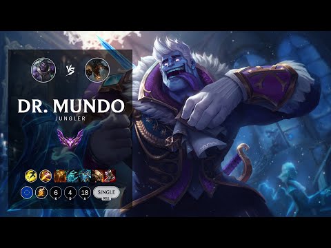 Dr. Mundo Jungle vs Fiddlesticks - EUW Master Patch 12.14