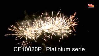 Ohňostrojový kompakt Platinum series 100 ran