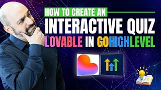 Build an AI Quiz App That Books Clients on Autopilot (Lovable AI + HighLevel Tutorial)