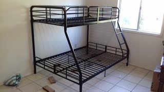 twin over full bunk bed assembly full instructions