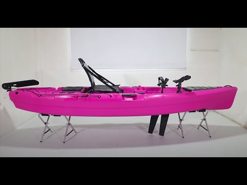 Bay Sports Pedal Flap Kayak - 3.4m Sit-On-Top Pedal Fishing Kayak