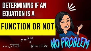 Function or Not a Function: Equation