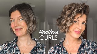 Heatless Curls For SHORT Hair | Shonagh Scott