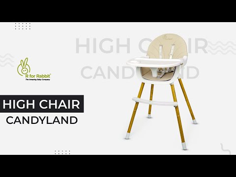 R FOR RABBIT CANDYLAND 2-IN-1 CONVERTIBLE TO TODDLER’S HIGH CHAIR INSTALLATION VIDEO