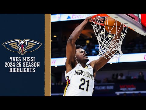 Yves Missi 2024-25 NBA Season Highlights | New Orleans Pelicans