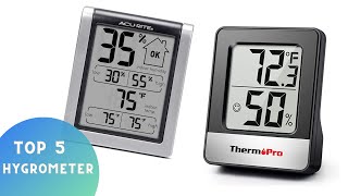 Best Hygrometer to Monitor Indoor Humidity On Amazon 2022। Top 5 hygrometer
