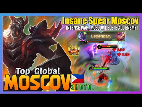 Moscov Delete All Enemy! - Perfect Gameplay Moscov - Top Global Moscov 2020 by S h o t o . - MLBB
