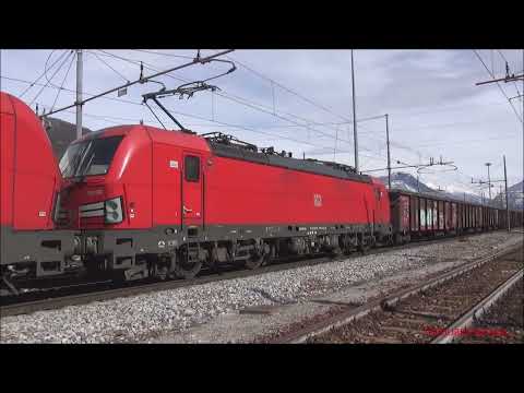 DOPPIA DI 193+185 IN SPINTA CON UN MERCI DA 3200 TON IN ARRIVO A DOMO 2 - SAB. 2 - 4 - 2022.