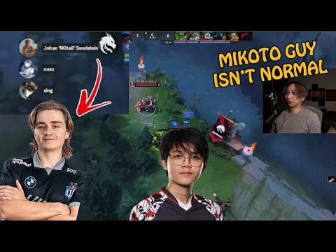 SingSing Tells Notail That Mikoto Isn't Normal And Top Tier Midlaner || SingSing Dota Clip