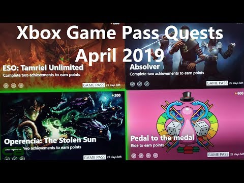 Xbox Game Pass Quests for April 2019 - 1,800 Microsoft rewards Points up for Grabs! MX Focus?