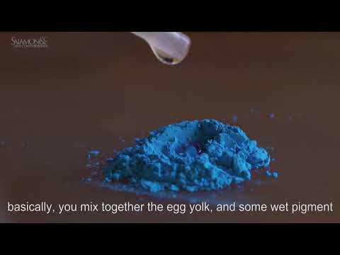 Egg tempera tutorial by Marzio Tamer courtesy Salamon Fine Art | Milan