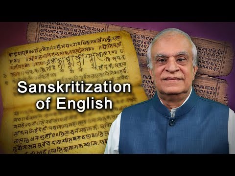 Sanskritization of English