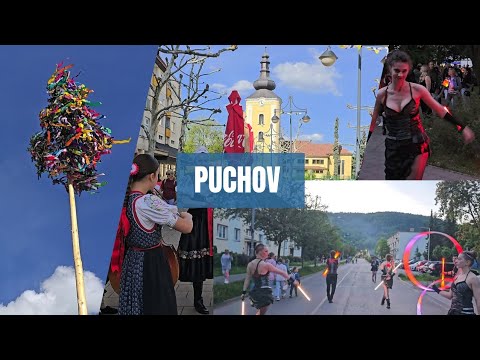 Maypole and Lantern Parade in Púchov, Slovakia (APR 30, 2025)