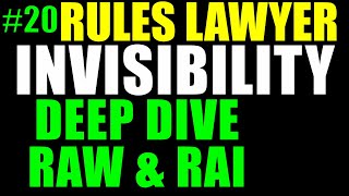 Invisibility Deep Dive RAW & RAI - 5E D&D - Rules Lawyer 20