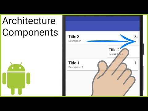 Room ViewModel LiveData RecyclerView MVVM Part 1 WHAT ARE ANDROID ARCHITECTURE COMPONENTS