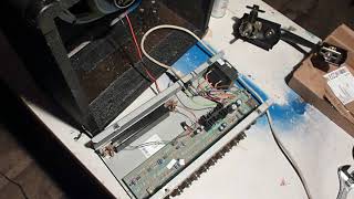 The sound of bad filter caps - hum and ghost notes.