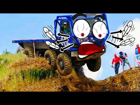 WOW!! Geländewagen überwindet extreme Hindernisse | Schlammrennen-Herausforderung | Woa Doodland