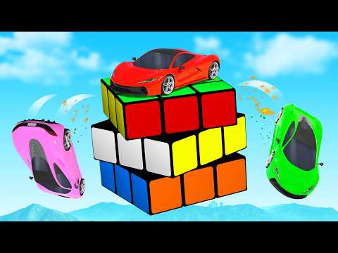 Last To SURVIVE The MEGA CUBE in GTA 5..