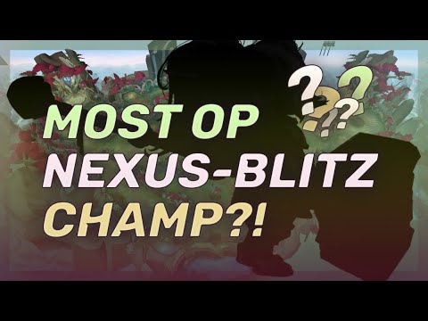 The Most SLEEPER OP Nexus-Blitz CHAMPION!? - League Of Legends