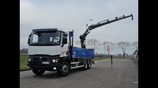 Renault K 430 HIAB 188ES4 flatbed truck | Image 5 - Autoline