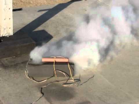 Sugar Shot to Space third DoubleSShot igniter/pyrogen test