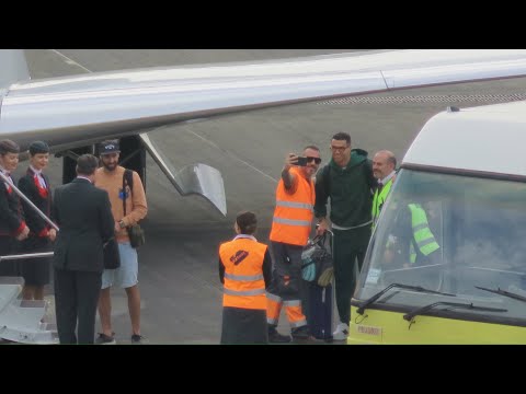 CRISTIANO RONALDO at Madeira Airport