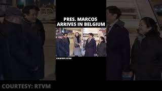 President Bongbong Marcos arrives in Brussels, Belgium to attend the A