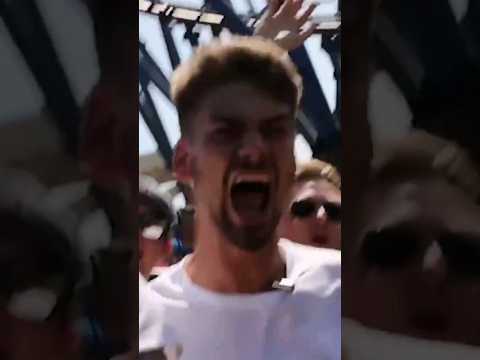 The last team to leave this roller coaster will win $20,000.