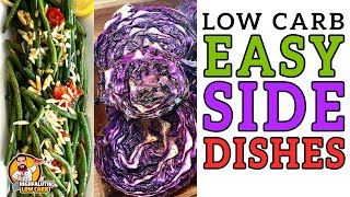 Easy Low Carb SIDE DISHES - The Best KETO Vegetable Side Dish Recipes!