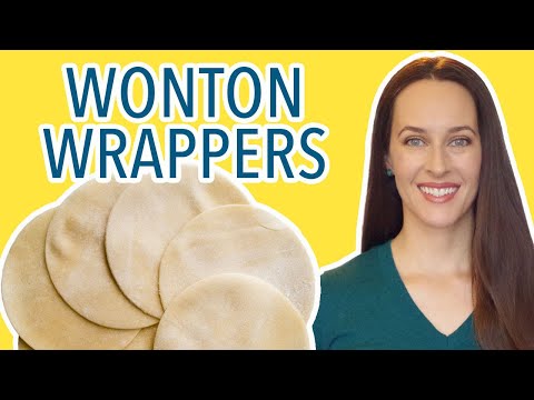 Wonton Wrappers From Scratch - How to Make Wonton Wrappers