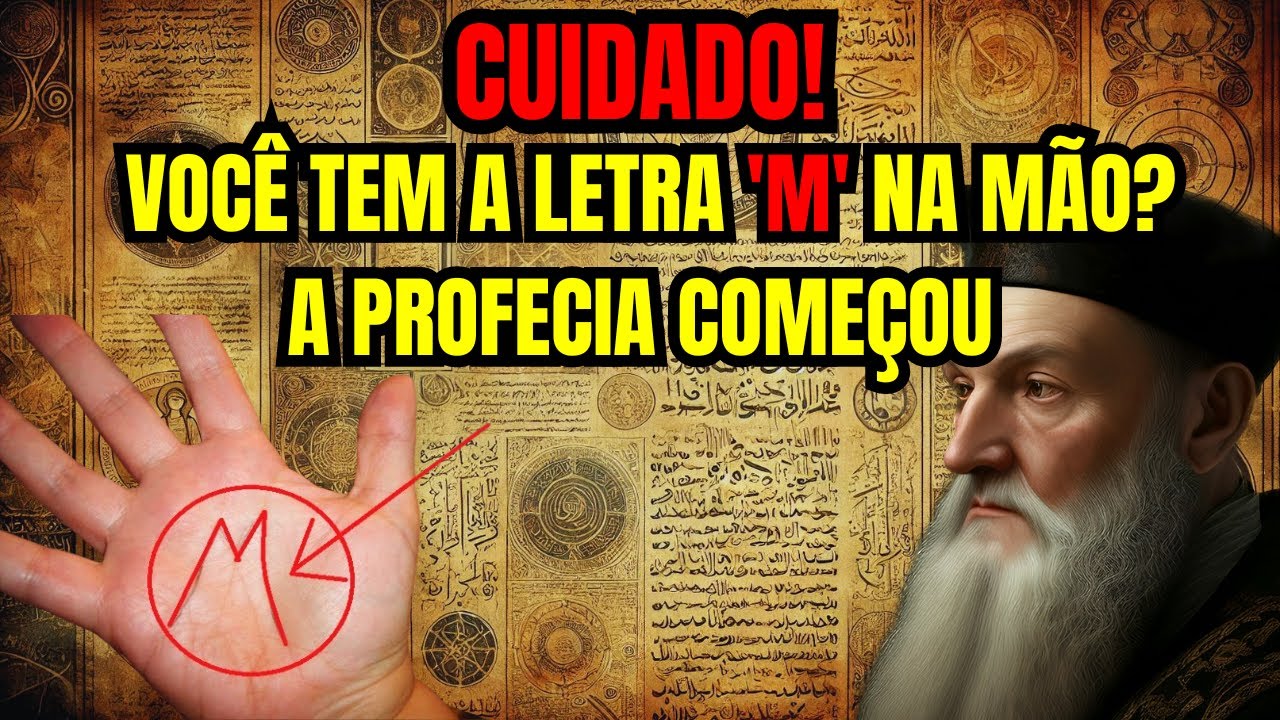 ASSUSTADOR: O que Nostradamus previu para aqueles que têm a letra M na palma já começou