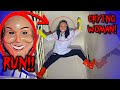 CRYING WOMAN VS PARKOUR POV SHORT HORROR MOVIE Part 14