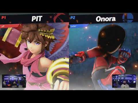 PURE Smash #24 WR1 - MushroomSoda (Pit) vs. Lute! (Mii Brawler)