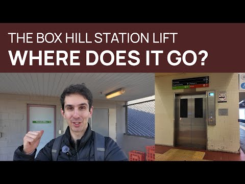 The secret of the Box Hill Station lift