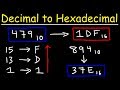 How To Convert Decimal to Hexadecimal How To Convert Decimal to Hexadecimal