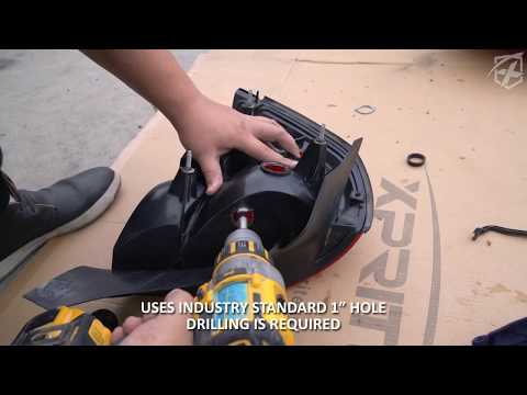 Xprite White Covert Hide-A-Way LED Strobe Lights Installation